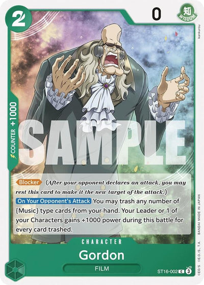 Gordon (Starter Deck 16: GREEN Uta) (ST16-002) 