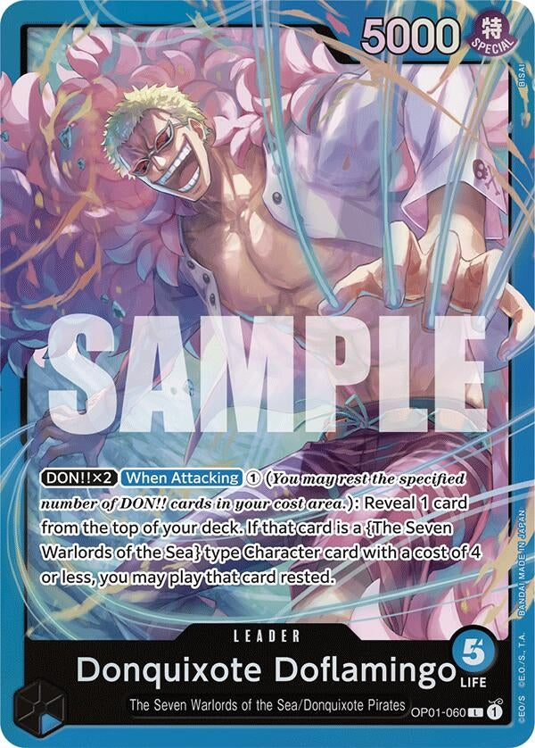 Donquixote Doflamingo (OP01-060) (Starter Deck 17: BLUE Donquixote Doflamingo) (OP01-060)