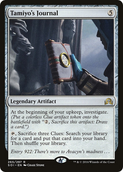 Image for Tamiyo's Journal (Entry 922) (Shadows over Innistrad) (265) - Magic: The Gathering