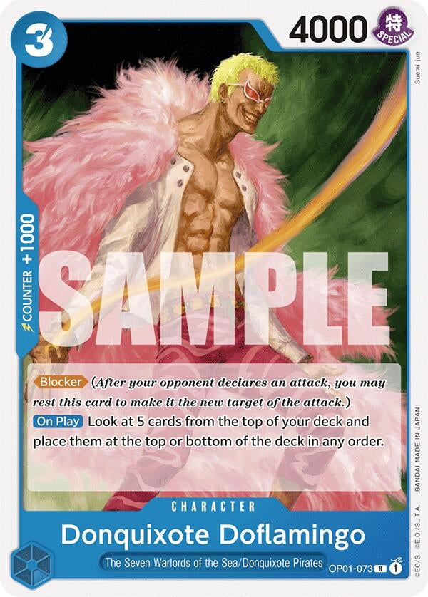 Donquixote Doflamingo (OP01-073) (Starter Deck 17: BLUE Donquixote Doflamingo) (OP01-073)