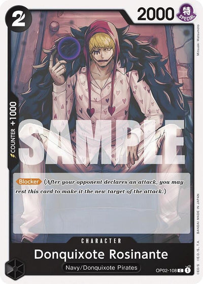 Donquixote Rosinante (Starter Deck 19: BLACK Smoker) (OP02-108)