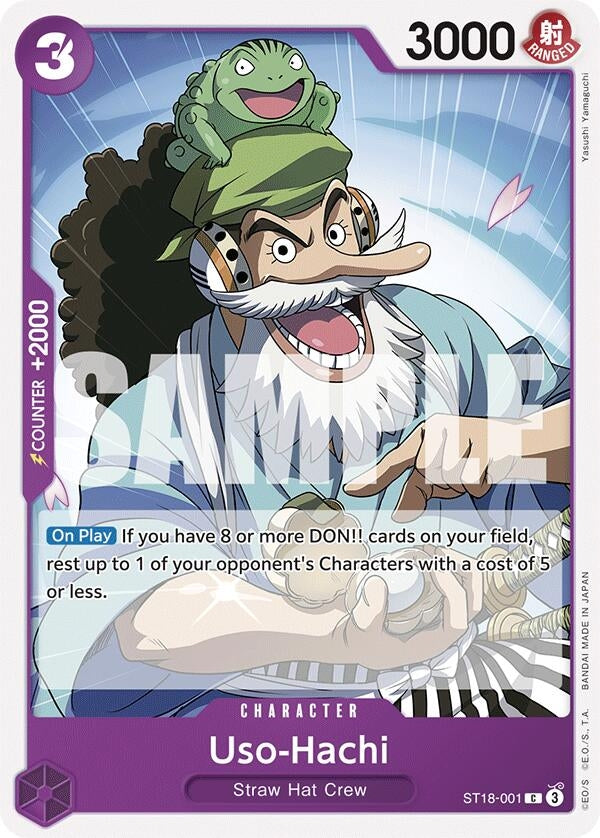 Uso-Hachi (ST18-001) (Starter Deck 18: PURPLE Monkey.D.Luffy) (ST18-001) 