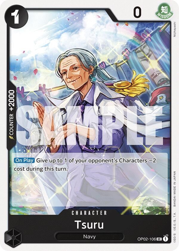Tsuru (Starter Deck 19: BLACK Smoker) (OP02-106)