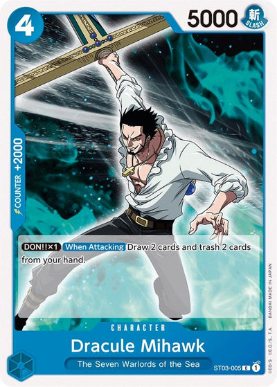 Dracule Mihawk (Starter Deck 3: The Seven Warlords of The Sea) (ST03-005)