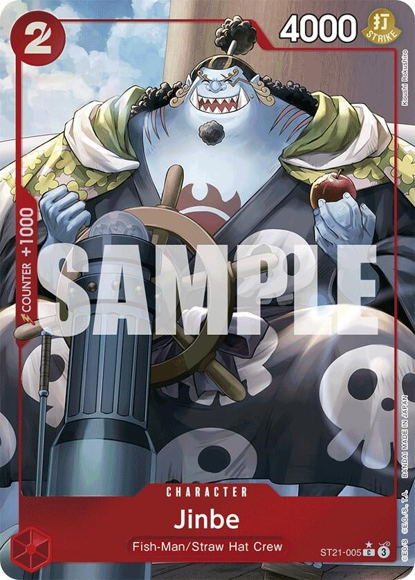 Jinbe (Parallel) (Starter Deck EX: Gear 5) (ST21-005)