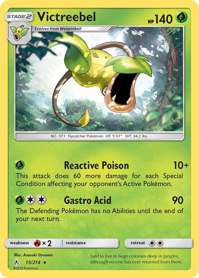 Image for Victreebel (SM - Unbroken Bonds) (15/214) - Pokemon