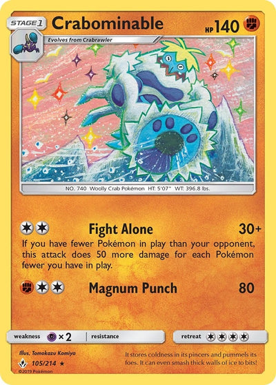 Image for Crabominable (SM - Unbroken Bonds) (105/214) - Pokemon