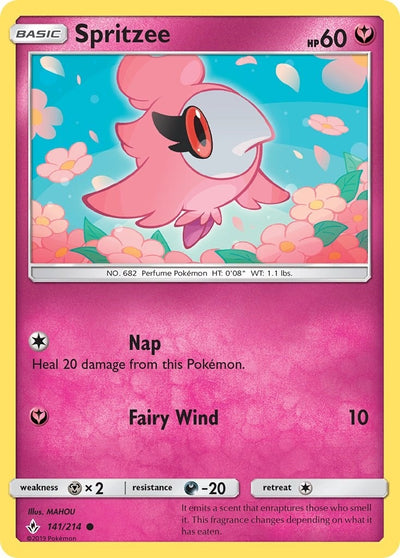 Image for Spritzee (SM - Unbroken Bonds) (141/214) - Pokemon