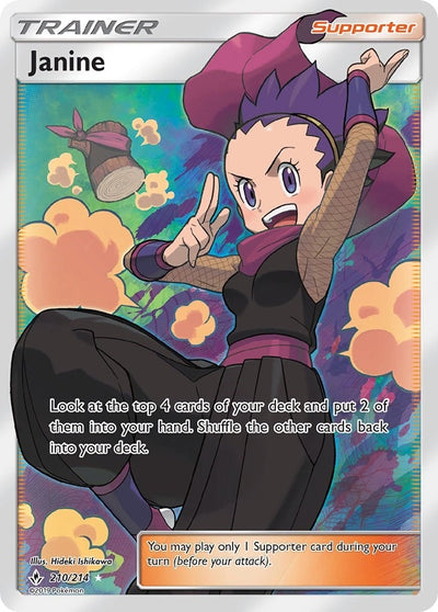 Image for Janine (Full Art) (SM - Unbroken Bonds) (210/214) - Pokemon