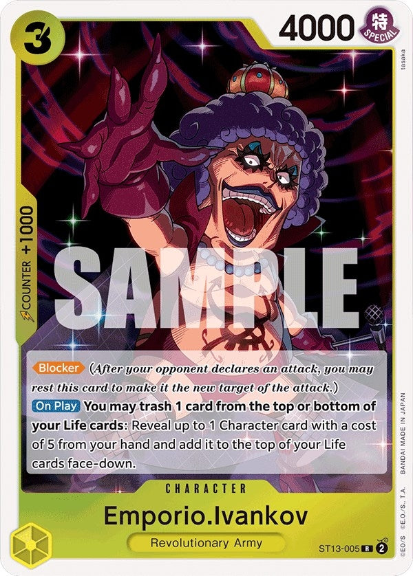 Emporio.Ivankov (Ultra Deck: The Three Brothers) (ST13-005) 