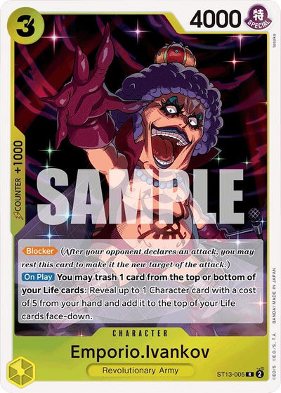 Emporio.Ivankov (Ultra Deck: The Three Brothers) (ST13-005) 