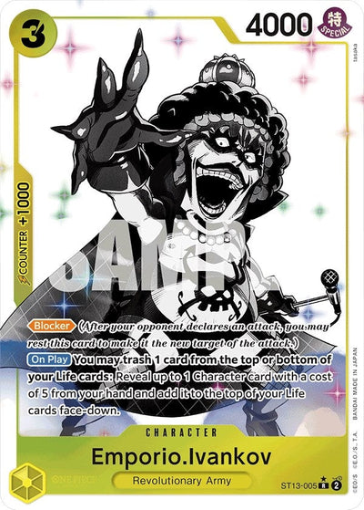 Emporio.Ivankov (Parallel) (Ultra Deck: The Three Brothers) (ST13-005) 