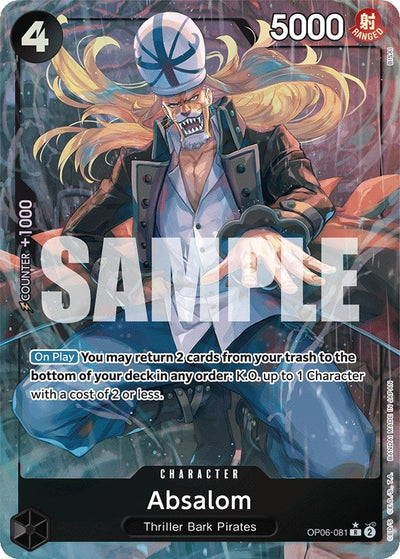 Absalom (Alternate Art) (Wings of the Captain) (OP06-081)