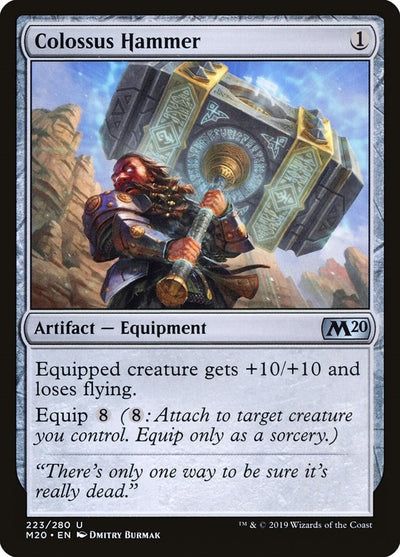 Image for Colossus Hammer (Core Set 2020) (223) - Magic: The Gathering