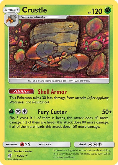 Image for Crustle (SM - Unified Minds) (11/236) - Pokemon