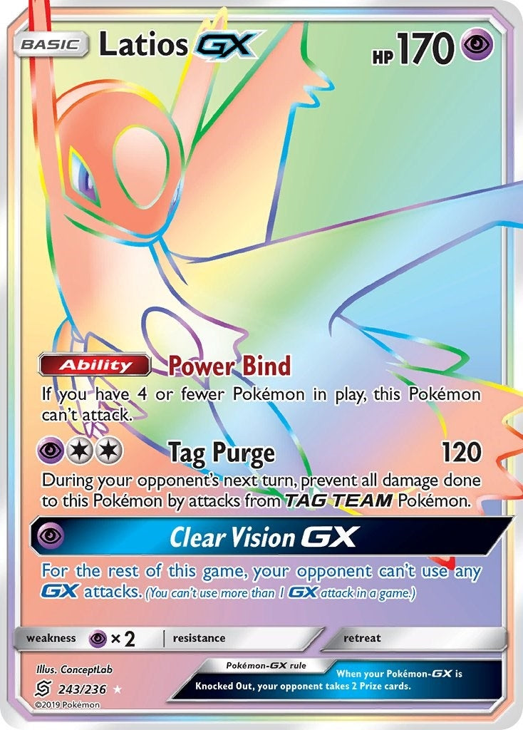 Image for Latios GX (Secret) (SM - Unified Minds) (243/236) - Pokemon