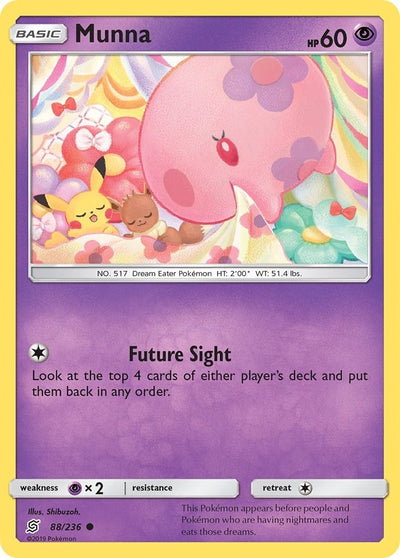 Image for Munna (SM - Unified Minds) (88/236) - Pokemon