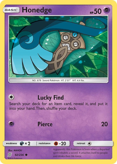 Image for Honedge (92) (SM - Unified Minds) (92/236) - Pokemon