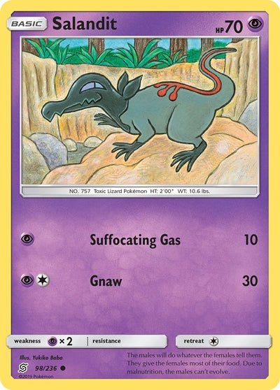 Image for Salandit (98) (SM - Unified Minds) (98/236) - Pokemon