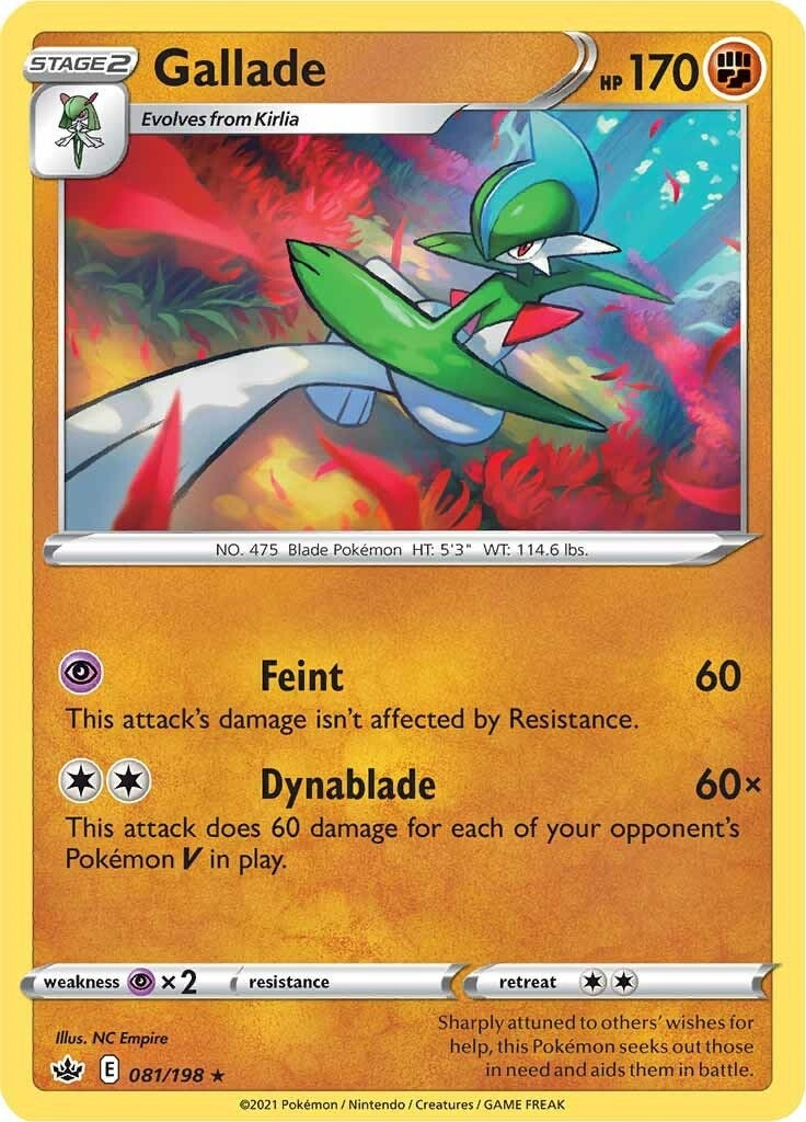 Gallade (SWSH06: Chilling Reign) (081/198)