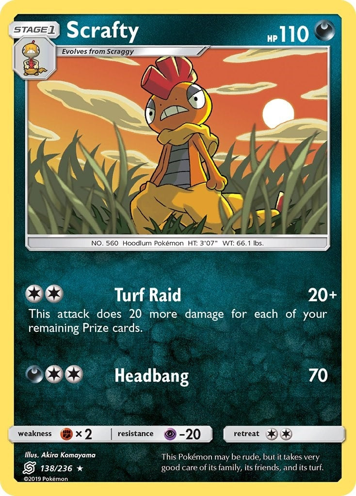 Image for Scrafty (SM - Unified Minds) (138/236) - Pokemon