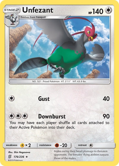 Image for Unfezant (SM - Unified Minds) (176/236) - Pokemon