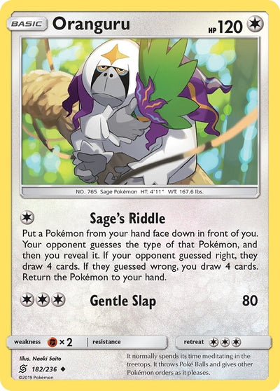 Image for Oranguru (SM - Unified Minds) (182/236) - Pokemon