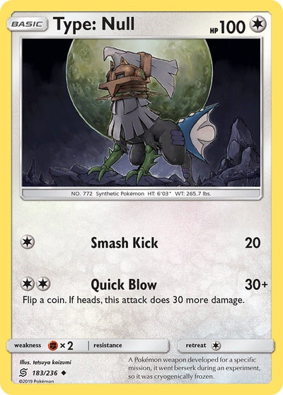 Image for Type: Null (SM - Unified Minds) (183/236) - Pokemon