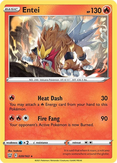 Entei (SWSH05: Battle Styles) (020/163) 
