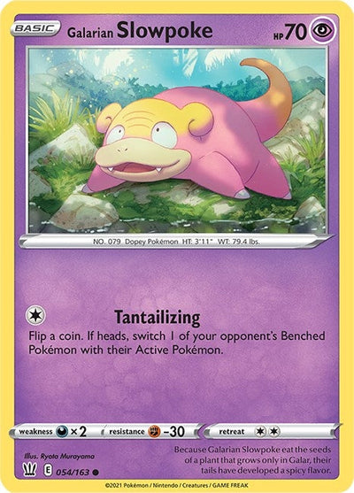 Galarian Slowpoke (SWSH05: Battle Styles) (054/163)