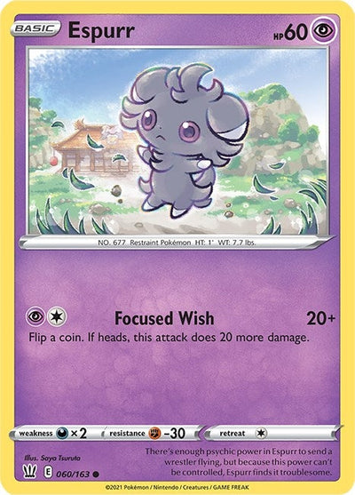 Espurr (SWSH05: Battle Styles) (060/163) 