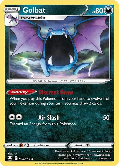 Golbat (SWSH05: Battle Styles) (090/163)