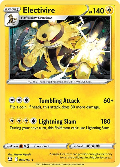 Electivire (SWSH05: Battle Styles) (045/163) 