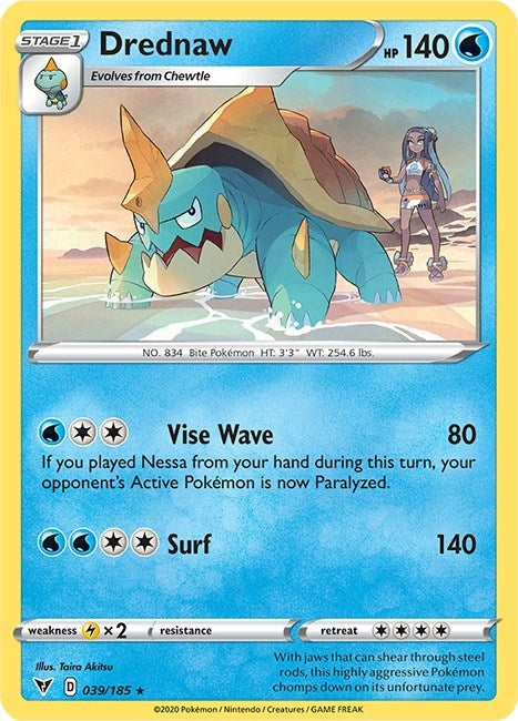 Drednaw (SWSH04: Vivid Voltage) (039/185)