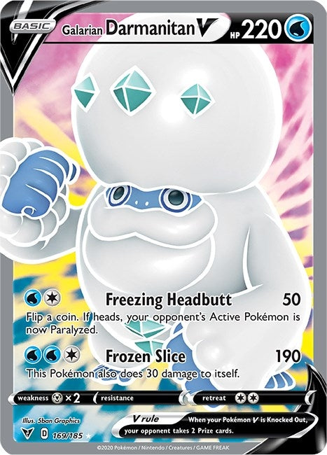 Galarian Darmanitan V (Full Art) (SWSH04: Vivid Voltage) (169/185)