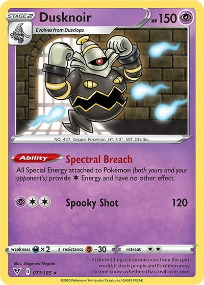 Dusknoir (SWSH04: Vivid Voltage) (071/185) 