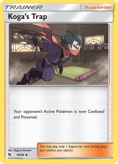 Image for Koga's Trap (Hidden Fates) (59/68) - Pokemon