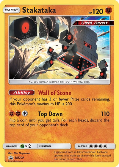 Image for Stakataka - SM209 (SM Promos) (SM209) - Pokemon