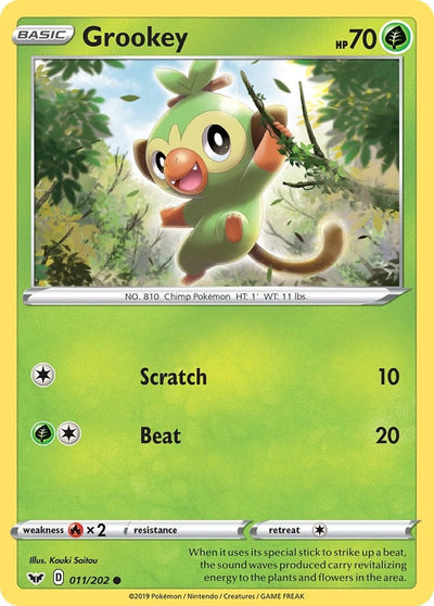 Grookey (011) (SWSH01: Sword & Shield Base Set) (011/202)