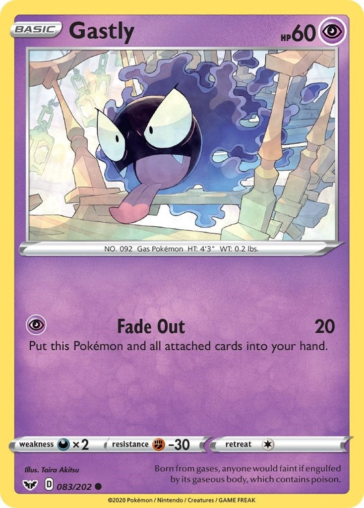 Gastly (SWSH01: Sword &amp; Shield Base Set) (083/202) 