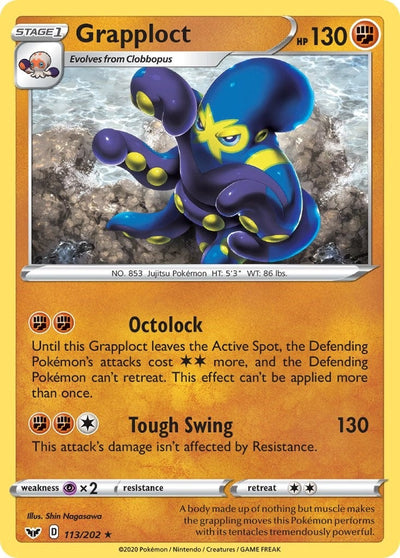 Grapploct (SWSH01: Sword &amp; Shield Base Set) (113/202) 