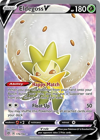 Eldegoss V (Full Art) (SWSH02: Rebel Clash) (176/192) 
