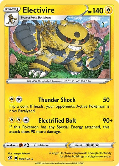 Electivire (SWSH02: Rebel Clash) (059/192) 