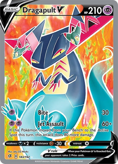 Dragapult V (Full Art) (SWSH02: Rebel Clash) (183/192)