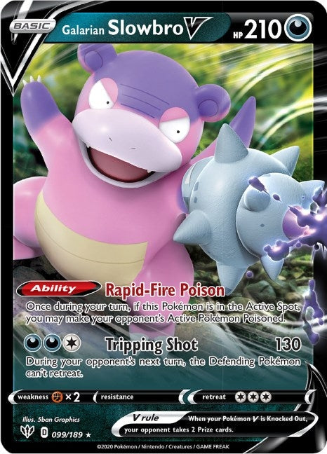Galarian Slowbro V (SWSH03: Darkness Ablaze) (099/189)