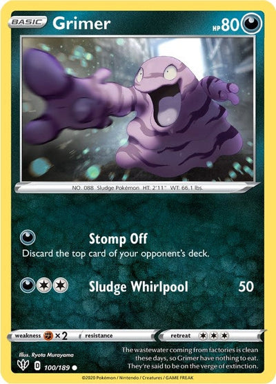 Grimer (SWSH03: Darkness Ablaze) (100/189)