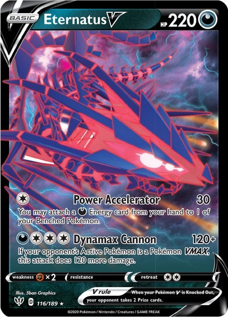Eternatus V (SWSH03: Darkness Ablaze) (116/189) 