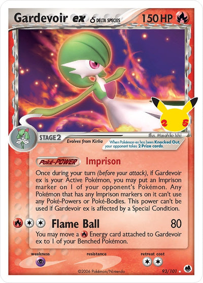 Gardevoir ex (Delta Species) (Celebrations: Classic Collection) (93/101) 
