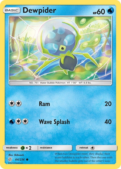 Image for Dewpider (SM - Cosmic Eclipse) (64/236) - Pokemon