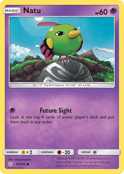 Image for Natu (SM - Cosmic Eclipse) (78/236) - Pokemon